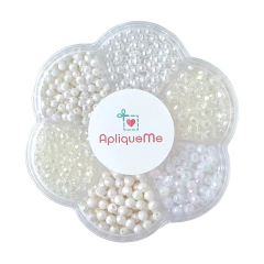 Mini Caixinha Da Criatividade Bolinhas Brancas