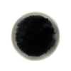 Pompom Pelinho Liso G Preto (7cm) - 2 unidades