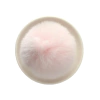Pompom Pelinho Liso G Rosa Bebê (7cm)
