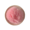 Pompom Pelinho Liso G Rosa (7cm)