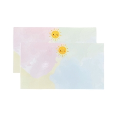 Cartela Personalizada Faixinha de Meia 300g Aquarela Sol 
