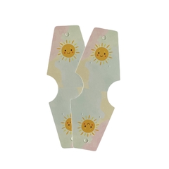 Cartela Personalizada Pulseiras e Xuxinhas 250g Sol (13x5cm)