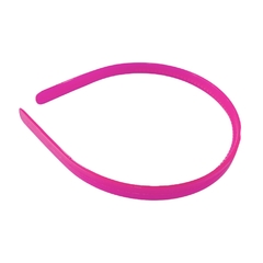 Tiara Dentinho de Silicone Rosa Choque (10mm)
