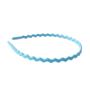 Tiara Ondulada Leitosa Azul Claro (5mm)