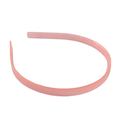 Tiara de Silicone Transparente Rosa (10mm)