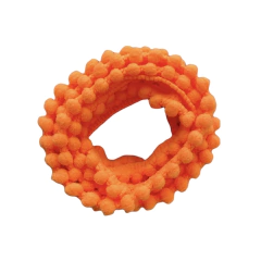 Fita de Pompom Laranja Neon
