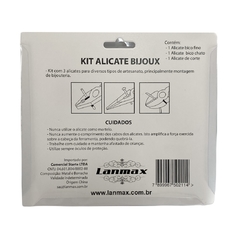 Kit De Alicates Para Artesanato Com 3 Peças - 1 Unidade na internet