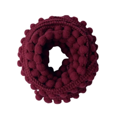Fita de Pompom Vinho