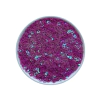 Aplique Confete Estrela Vazada Holográfica Cor Uva (4mm)