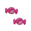 Aplique Balinha Rosa Com Transparência Emborrachada (4.5cm)
