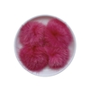 Aplique Pompom Pelinho Médio Metade Pink (4.5cm) 