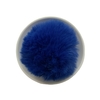 Pompom Pelinho Liso G Azul Royal