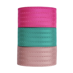 Kit Fita Sinimbu Cetim Pontilhada 2 (38mm) 