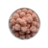Pompom Malha Telinha Coral Claro