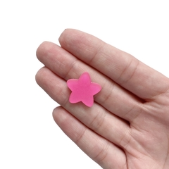 Aplique Estrela Pequena Plana Fosca Arredondada (Mista) - 4 unidades - comprar online
