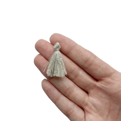Pingente Tassel Franjinha Cinza (3cm) - 10 unidades - comprar online
