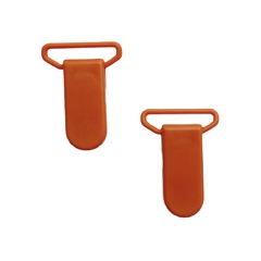 Prendedor de Chupeta Laranja Modelo 2
