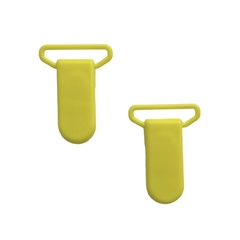 Prendedor de Chupeta Amarelo Modelo 2