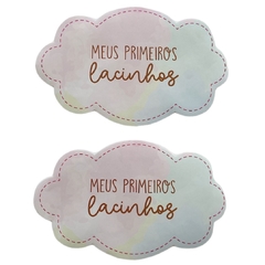 Adesivo Nuvem Meus Primeiros Lacinhos Aquarela