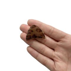 Aplique Orelha Gatinho Leopardo Marrom Pequena - 2 unidades - comprar online