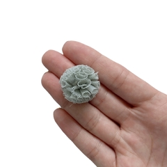 Pompom Malha Telinha Cinza Tom 2 (2.5cm) - 5 unidades na internet