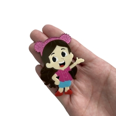 Aplique Maria Clara Grande Curvada Acrílico - 2 unidades - comprar online