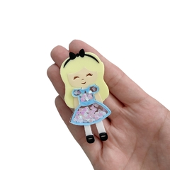 Aplique Princesa Alice Grande Curvada Acrílico - 2 unidades - comprar online