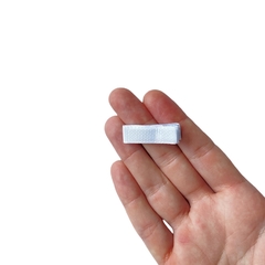 Bico de Pato Duplo Encapado Branco (3.5cm) - 10 unidades - comprar online