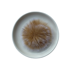 Pompom Pelinho Mesclado Médio (Metade) Bege