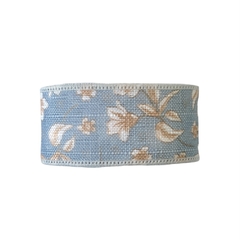 Fita Maravilha Estilo Linho Astromelias (38mm) - 3 metros - ApliqueMe | Apliques incríveis para seu artesanato!