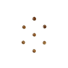 Aplique Pedra Redonda Mini (6mm) - 20 unidades - comprar online
