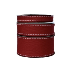 Fita Pespontada Sinimbu Jeans Vermelha Vivo Cor 02 