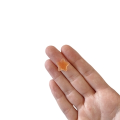 Aplique Jujuba Estrela Laranja (17mm) - 5 unidades na internet