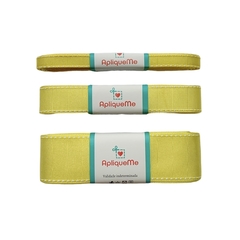 Fita Gorgurão Pespontada Sanding Amarelo 114