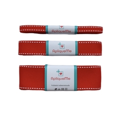 Fita Gorgurão Pespontada Yama Poppy Red 235W