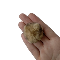 Pompom Pelinho Mesclado Marrom Claro (4.5cm) - 2 Unidades na internet