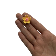 Apliques Rosa Resina (Misto) - 5 unidades - loja online