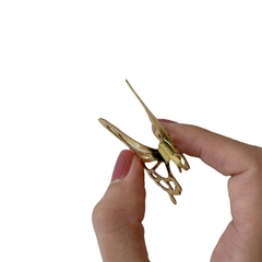 Aplique Borboleta Vazada Dourada Lonita G - 2 unidades - ApliqueMe | Apliques incríveis para seu artesanato!
