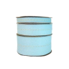 Fita Sinimbu Chevron Pesponto Metálico Azul