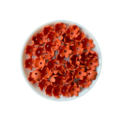Aplique Florzinha Furo Passante Fosca (15mm) - 15 gramas na internet