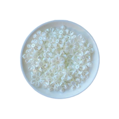 Aplique Florzinha Furo Passante Pérola - 10 gramas - loja online