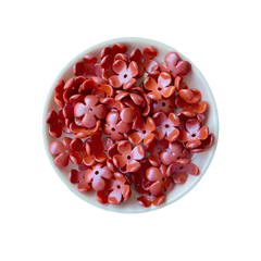 Imagem do Aplique Florzinha Furo Passante Brilhante (16mm) - 15 gramas