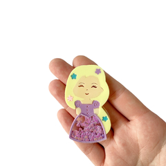 Aplique Princesa Rapunzel Grande Curvada - 2 unidades na internet