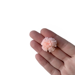 Pompom Malha Telinha Salmão (2.5cm) - 5 Unidades na internet