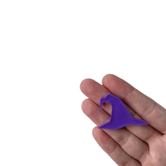 Aplique Chapéu de Bruxa Roxo Emborrachado - 2 unidades na internet