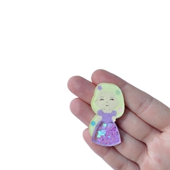 Aplique Princesa Rapunzel Acrílico (5cm) - 2 unidades na internet