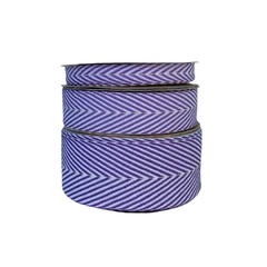 Fita Sinimbu Chevron Pesponto Metálico Very Peri