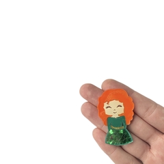Aplique Princesa Merida Acrílico (5cm) - 2 unidades - loja online