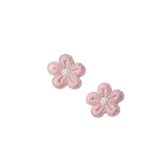 Aplique Florzinha Estilo Tricot Miolo Branco - 2 unidades na internet