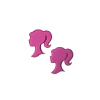 Aplique Barbie Dupla Pink e Pink